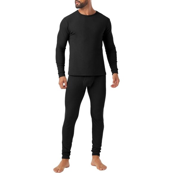 Long Johns Thermal Underwear for Men Fleece Lined Heavyweight Thermal Base Layer
